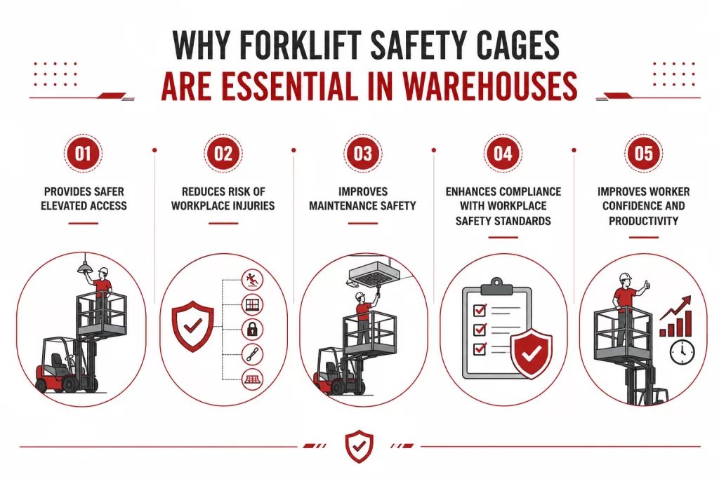 Why Forklift Safety Cages in Malaysia Are Essential in Warehouses